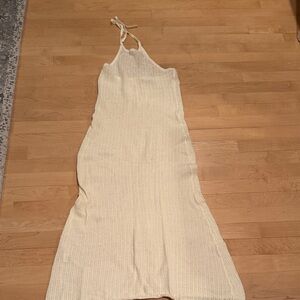 Monday Swimwear Cream Knit Coverup